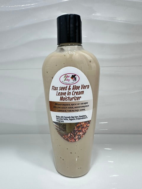 Flaxseed & Aloe Vera Leave in Cream Moisturizer for Locs